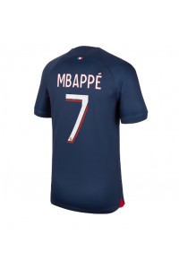 Fotbalové Dres Paris Saint-Germain Kylian Mbappe #7 Domácí Oblečení 2023-24 Krátký Rukáv